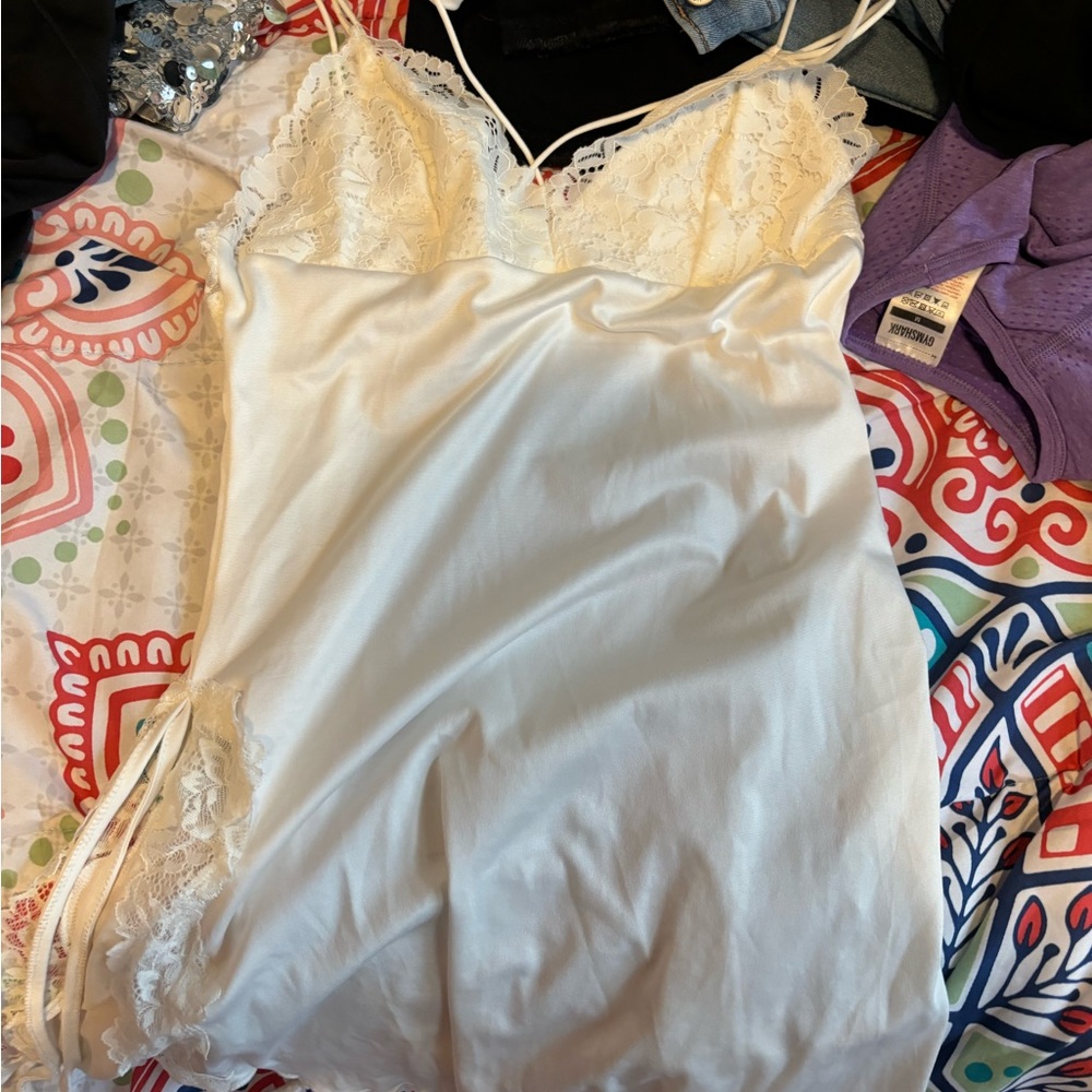 White Lace Chemise